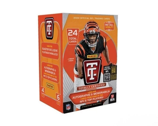 2024 Panini NFL Totally Certified Football Trading Card Blaster Box