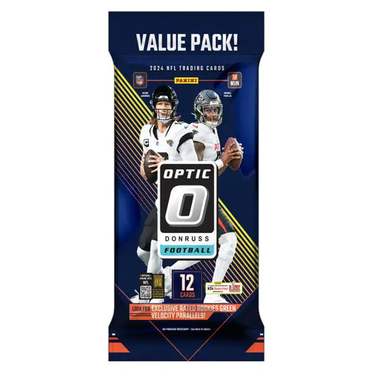 2024 Panini Optic Donruss Football Trading Cards 12 Card Value Pack