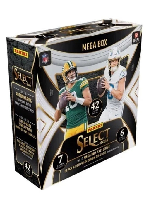 2024 Panini Select Football Trading Cards Mega Box