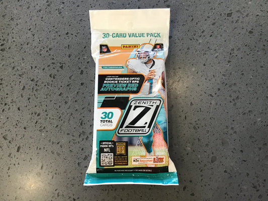2024 Panini Zenith Football Trading Cards 30 Card Value Pack