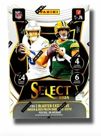 2024 Panini NFL Select Football Trading Card Hobby Blaster Box