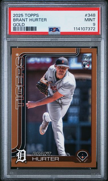 2025 TOPPS #348 BRANT HURTER GOLD