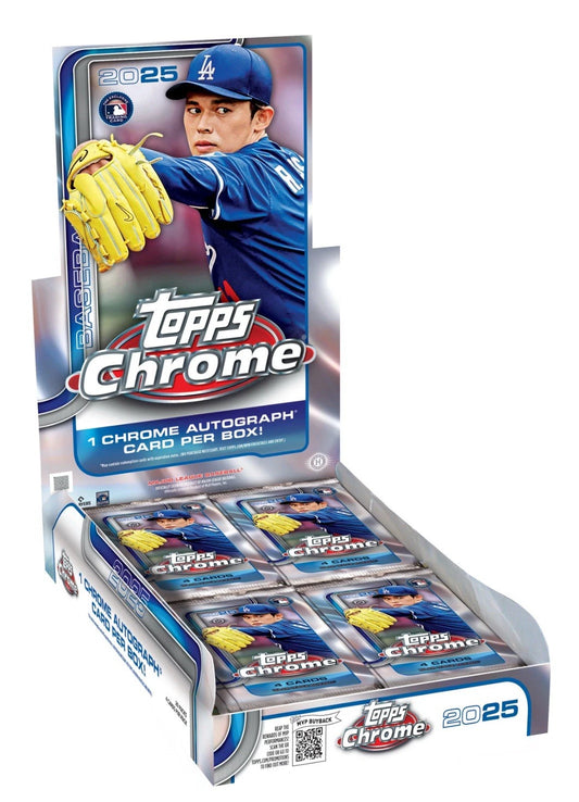 2025 Topps Chrome Baseball - Hobby Box
