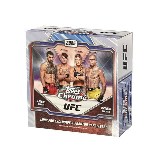 2025 Topps Chrome UFC Trading Card Mega Box