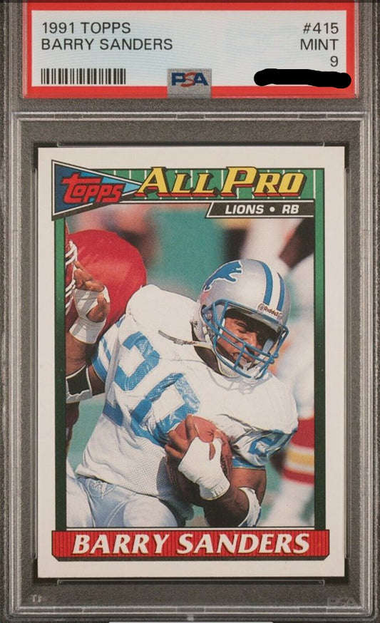 1991 TOPPS #415 BARRY SANDERS