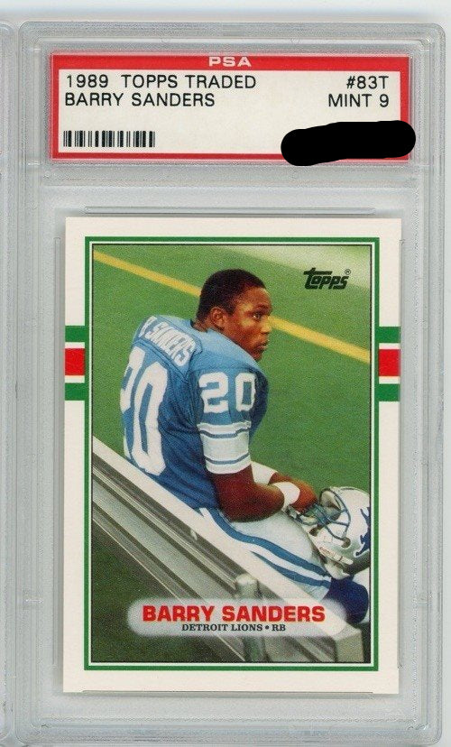 1989 TOPPS TRADED #83T BARRY SANDERS