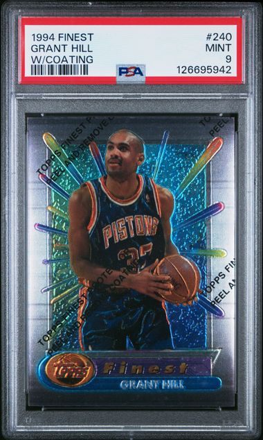 1994 FINEST #240 GRANT HILL W/COATING
