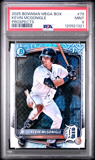 2025 BOWMAN MEGA BOX CHROME PROSPECTS #79 KEVIN MCGONIGLE