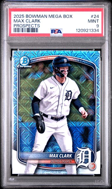 2025 BOWMAN MEGA BOX CHROME PROSPECTS #24 MAX CLARK