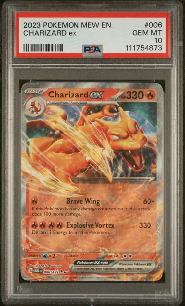 2023 POKEMON MEW EN-151 #006 CHARIZARD ex