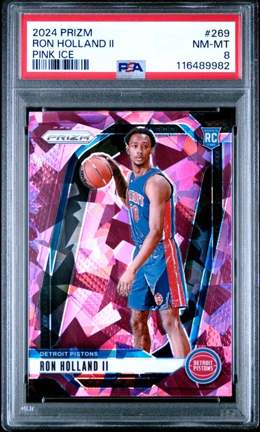 2024 PANINI PRIZM #269 RON HOLLAND II PINK ICE