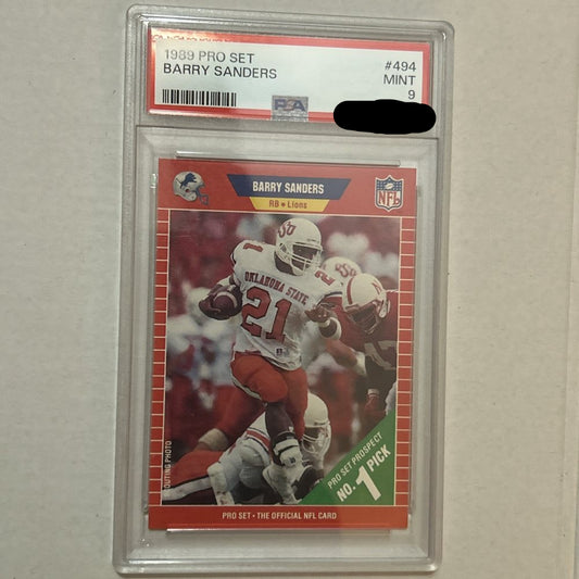 1989 PRO SET #494 BARRY SANDERS