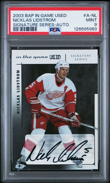 2003 SIGNATURE SERIES #A-NL NICKLAS LIDSTROM SIGNATURE SERIES-AUTO.