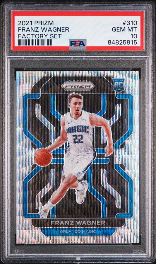 2021 Panini Prizm Factory Set #310 Franz Wagner Factory Set PSA 10