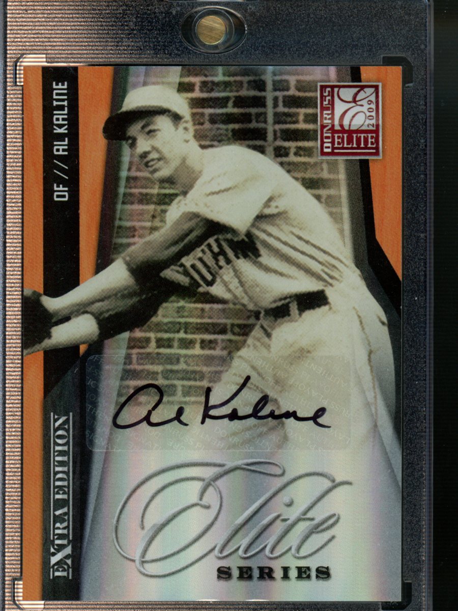 2009 Donruss Elite Extra Edition #5 Al Kaline Elite Series Autographs #/100