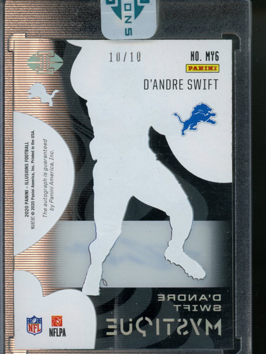 2020 Panini Illusions D'Aandre Swift Mystique /10