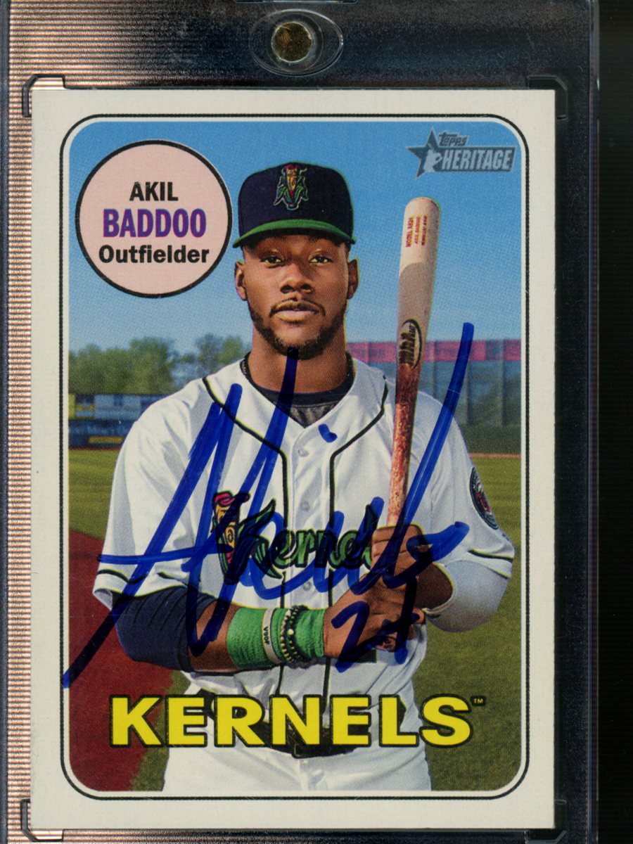 2018 Topps Heritage Akil Baddoo #41 Auto