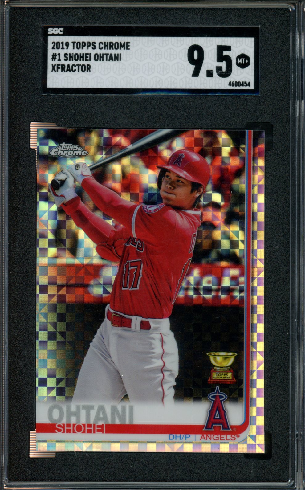 2019 Topps Chrome #1 Shohei Ohtani Refractor SGC 9.5