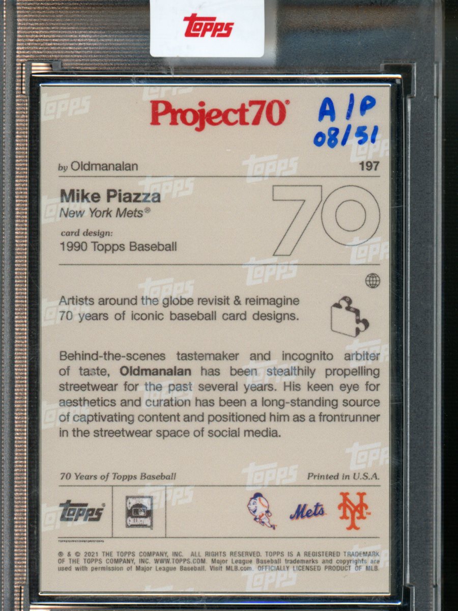 2021-22 Topps Project70 #197 Mike Piazza