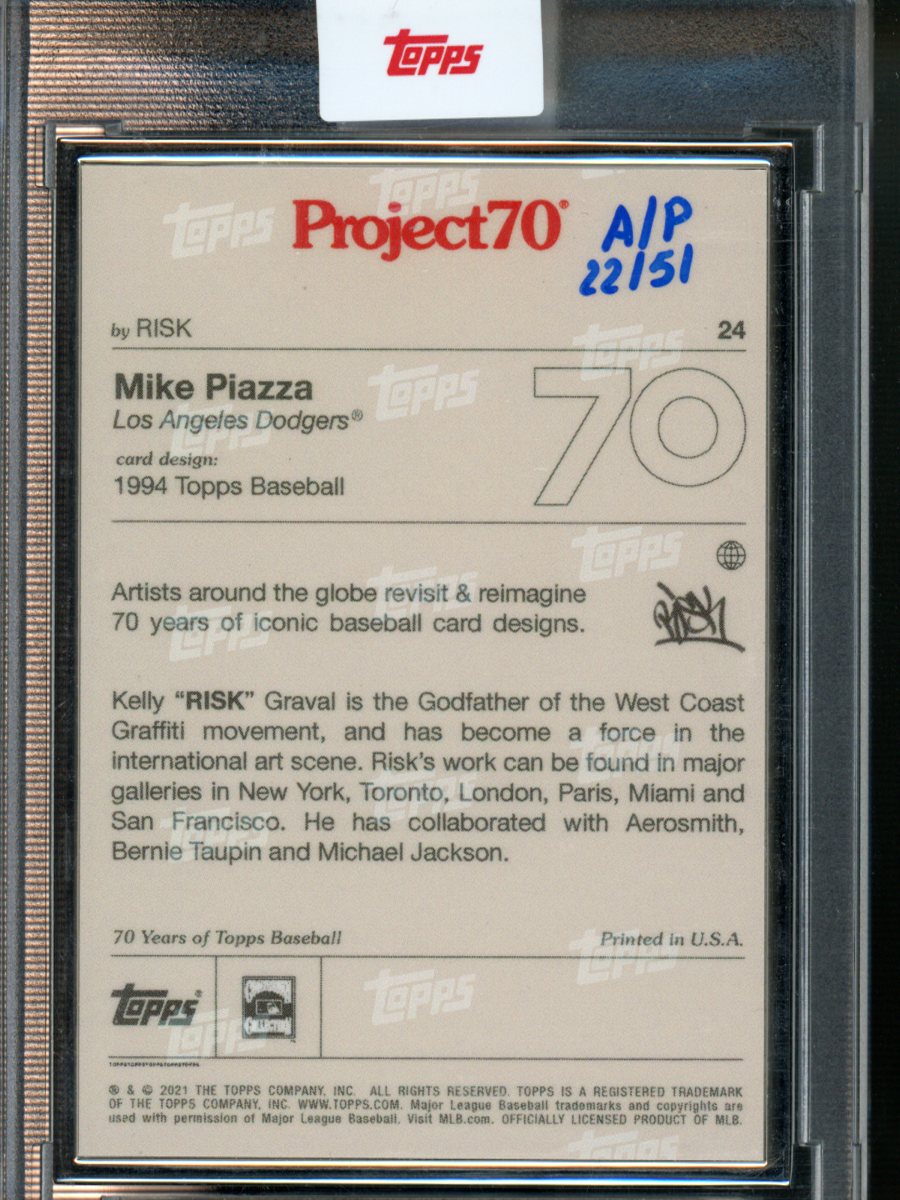 2021 Topps Project 70 #24 Mike Piazza