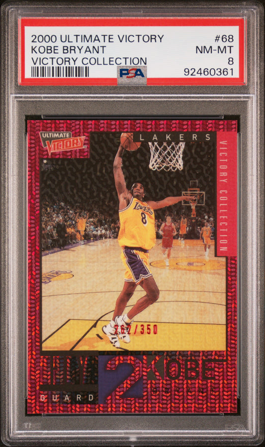 2000 Ultimate Victory #68 Kobe Bryant Victory Collection PSA 8