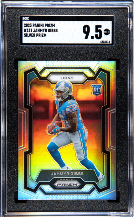 2023 Panini Prizm #331 Jahmyr Gibbs Silver Prizm SGC 9.5