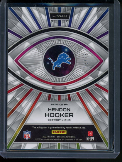 2023 Panini Spectra #SS-HH Hendon Hooker Auto. /75