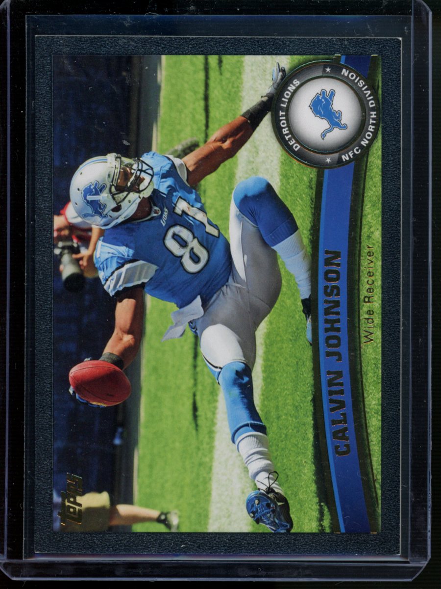 2011 Topps #80 Calvin Johnson /55