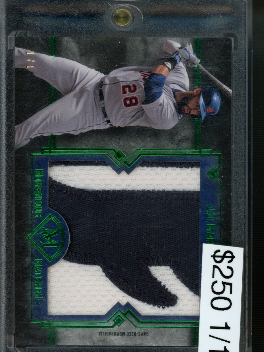 2017 Topps #MJR-JM J.D. Martinez Patch 1/1