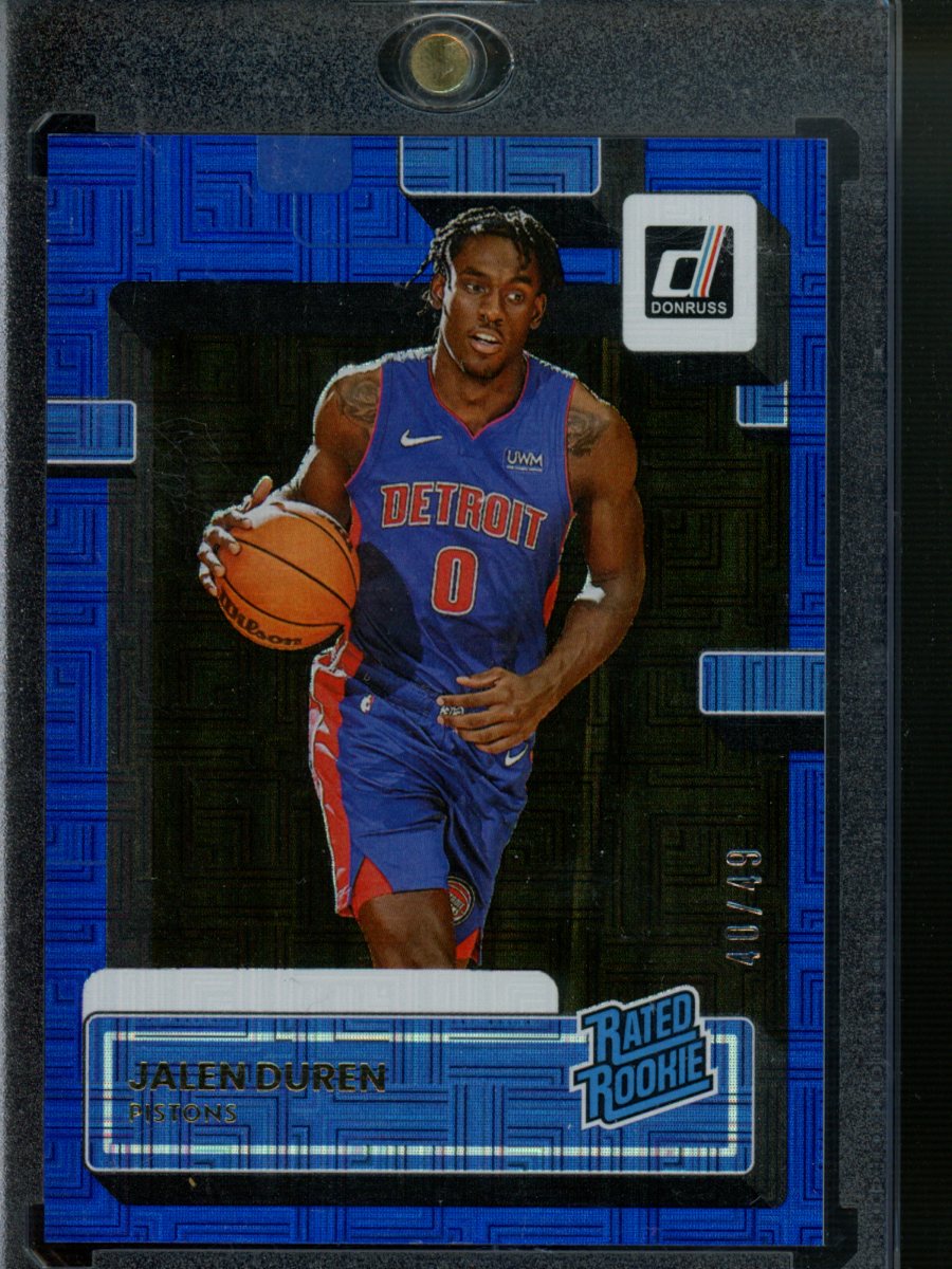 2022-23 Panini Donruss #213 Jalen Duren /49 -Blue