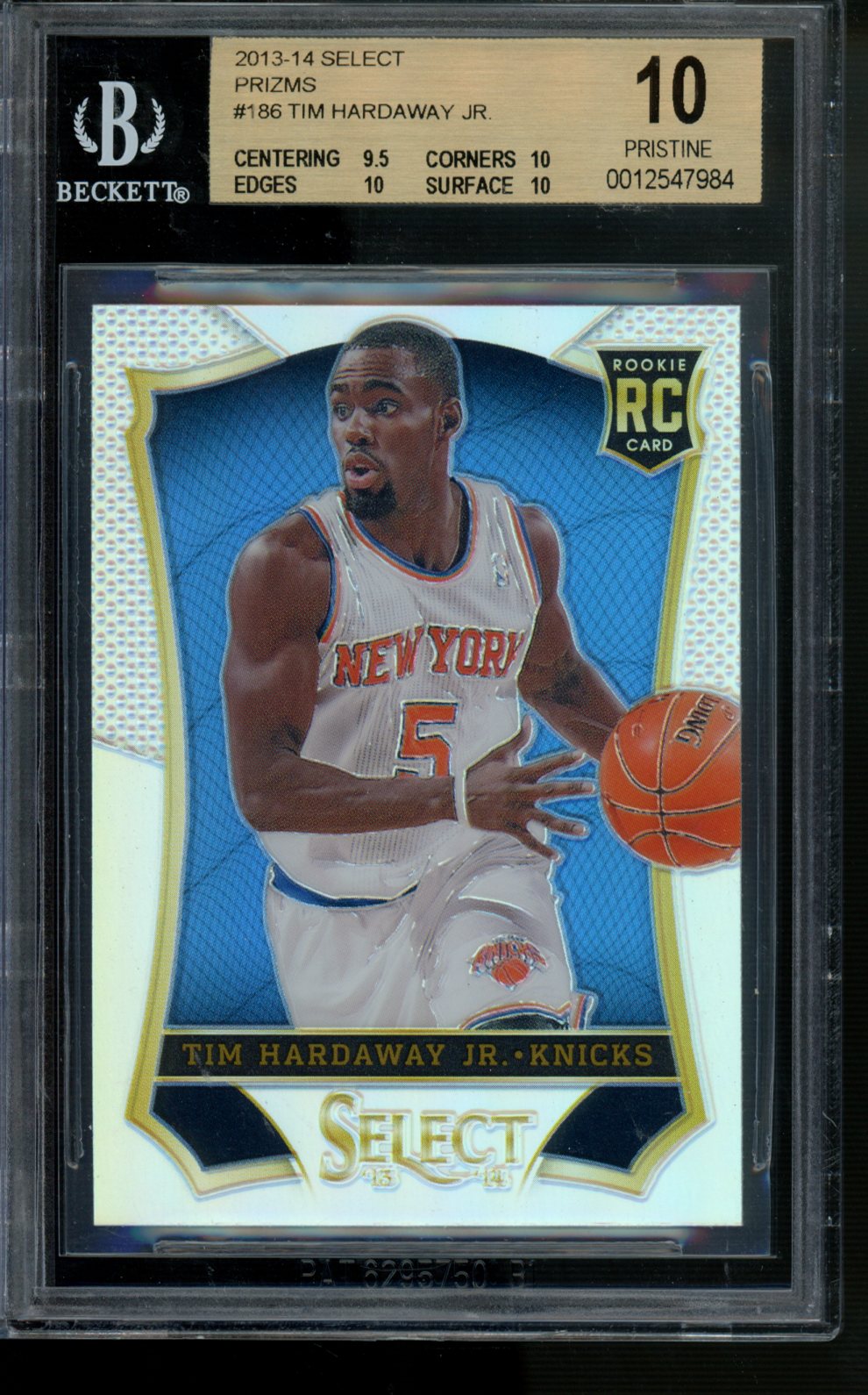 2013-14 Panini Select #186 Tim Hardaway Jr. BGS 10