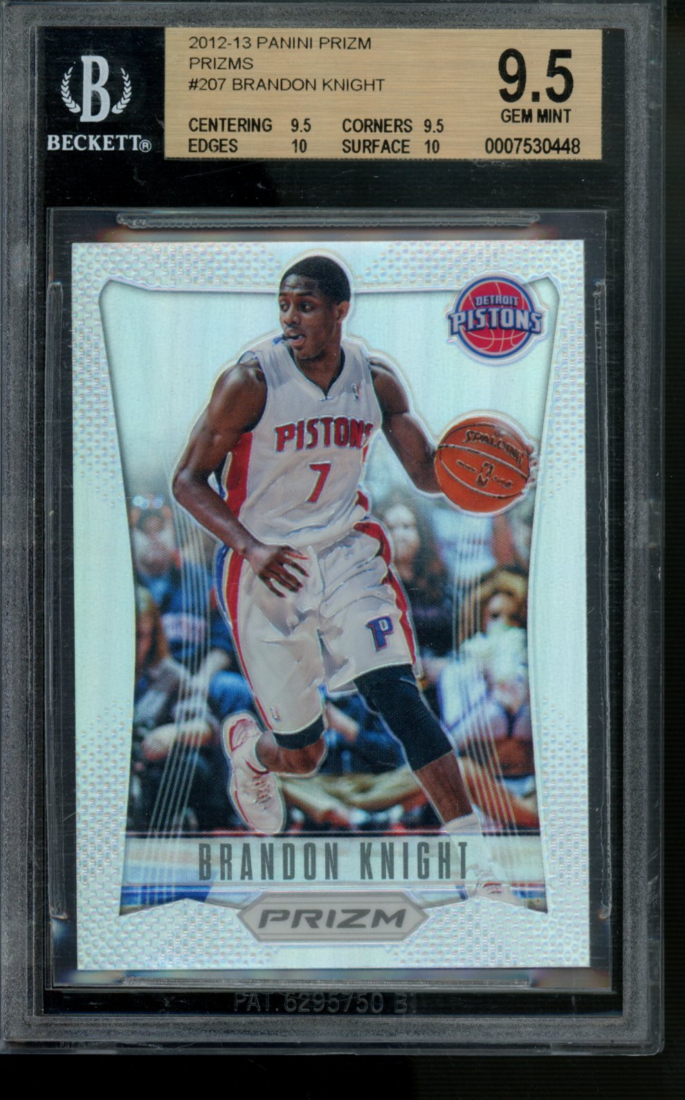 2012-13 Panini Prizm #207 Brandon Knight BGS 9.5