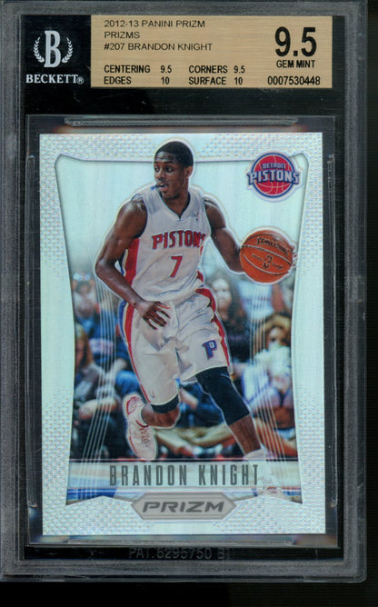 2012-13 Panini Prizm #207 Brandon Knight BGS 9.5