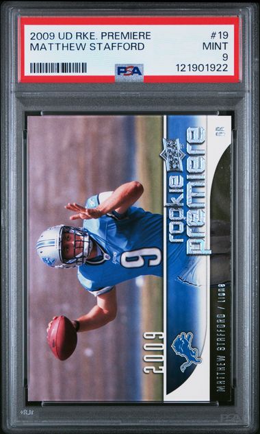2009 UPPER DECK ROOKIE PREMIERE #19 MATTHEW STAFFORD