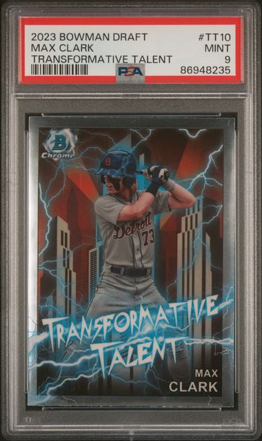 2023 BOWMAN DRAFT TRANSFORMATIVE TALENT #TT10 MAX CLARK