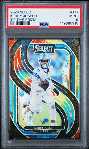 2024 PANINI SELECT #177 KERBY JOSEPH TIE-DYE PRIZM