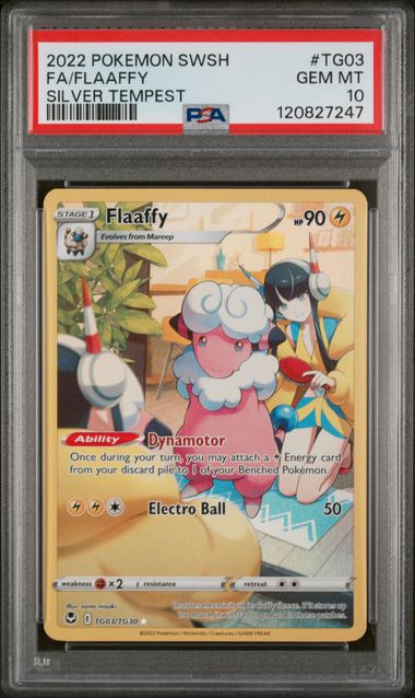 2022 POKEMON SWORD & SHIELD SILVER TEMPEST #TG03 FA/FLAAFFY SILVER TEMPEST