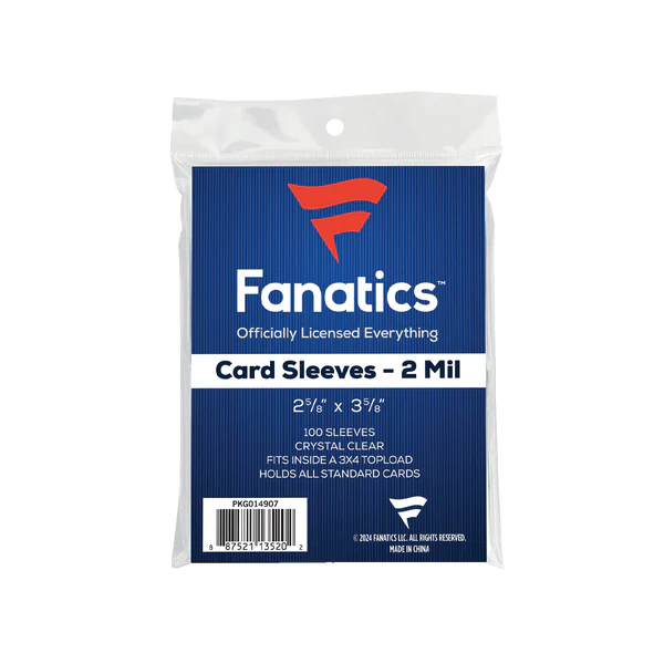 Fanatics: Soft Trading Card Penny Sleeves (100ct)
