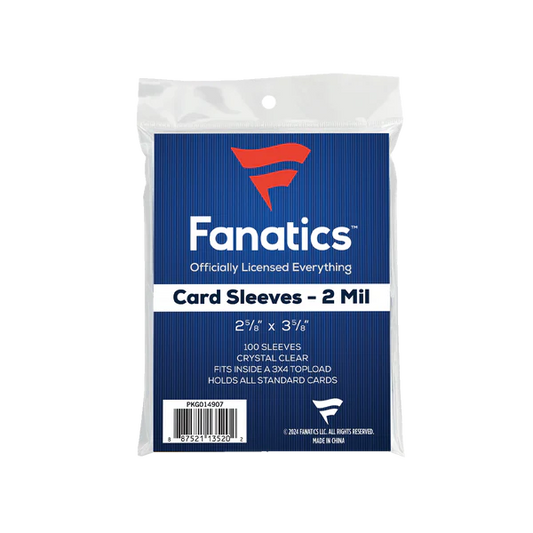 Fanatics: Soft Trading Card Penny Sleeves (100ct)