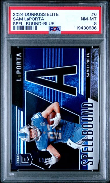 2024 PANINI DONRUSS ELITE SPELLBOUND #6 SAM LaPORTA SPELLBOUND-BLUE