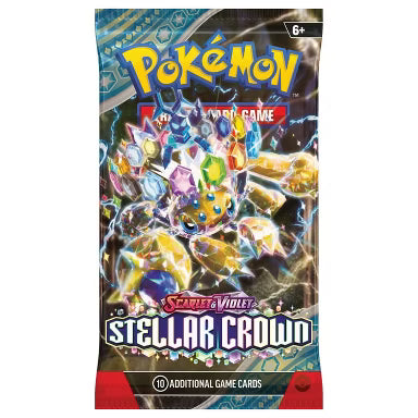 Pokemon Scarlet & Violet Stellar Crown Booster Pack Collector's Arena Pokemon Scarlet & Violet Stellar Crown Booster Pack Collector's Arena