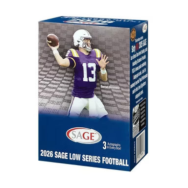 2026 Sage Low Series Football Trading Card Blaster Box