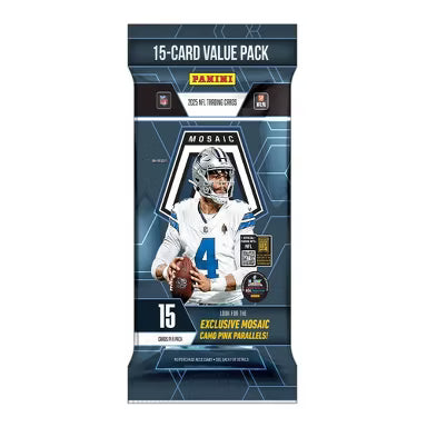 2025 Panini NFL Mosaic Football Trading Card Value Pack