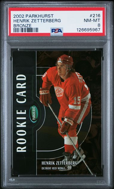 2002 PARKHURST #216 HENRIK ZETTERBERG BRONZE