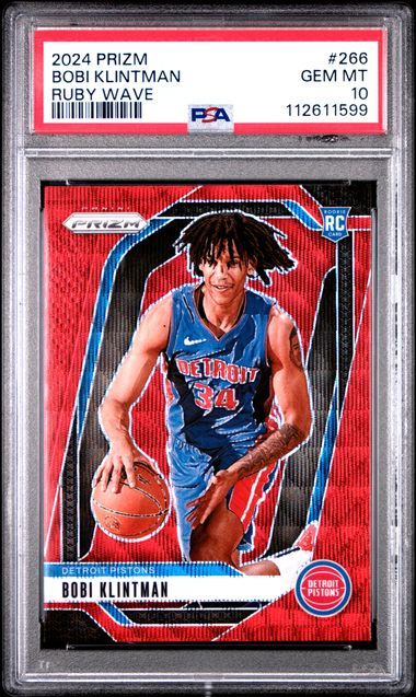 2024 PANINI PRIZM #266 BOBI KLINTMAN RUBY WAVE