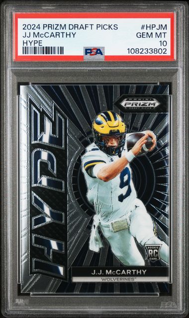 2024 PANINI PRIZM DRAFT PICKS HYPE #HPJM JJ McCARTHY