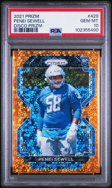 2021 PANINI PRIZM #429 PENEI SEWELL DISCO PRIZM