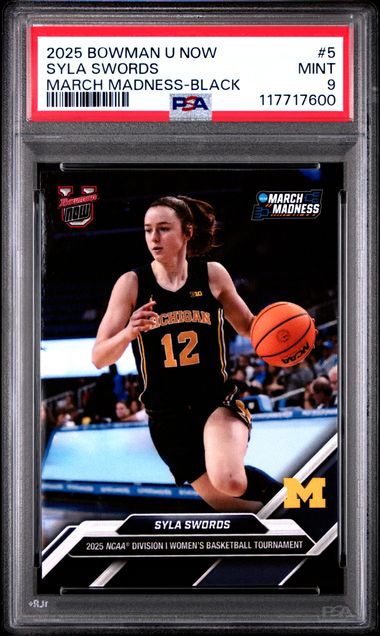 2025 BOWMAN U NOW MARCH MADNESS #5 SYLA SWORDS MARCH MADNESS-BLACK