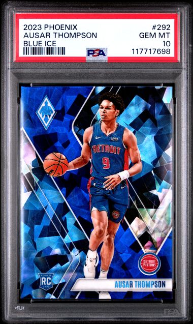2023 PANINI PHOENIX #292 AUSAR THOMPSON BLUE ICE