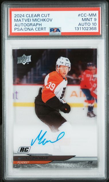 2024 UPPER DECK CLEAR CUT AUTOGRAPHS #CC-MM MATVEI MICHKOV